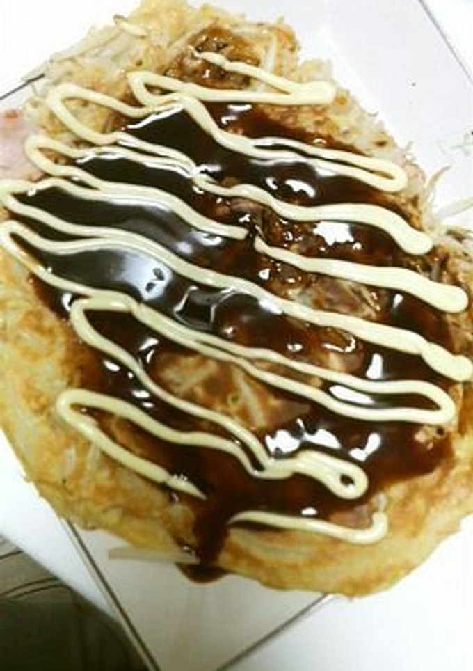 おさかなｿｰｾｰｼﾞともやしのお好み焼き-レシピのメイン写真