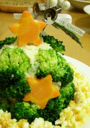 X'mas☆ポテトサラダツリー-レシピのメイン写真
