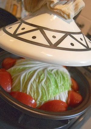 ★タジン鍋★白菜と挽肉のミルフィーユ-レシピのメイン写真