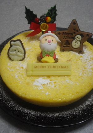 クリスマスケーキ2010☆チーズケーキ-レシピのメイン写真