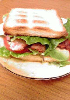 毎日食べたいホットサンド(ＢＬＴ)-レシピのメイン写真