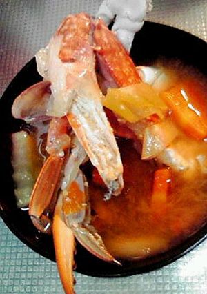 野菜いっぱいカニ汁-レシピのメイン写真