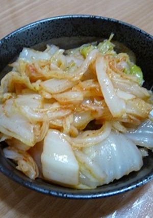 ゆで白菜でなんちゃってキムチ-レシピのメイン写真