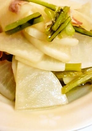 かぶとベーコンの炒め煮-レシピのメイン写真
