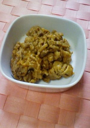 節約♪子供向き☆豚小間のバーベキュー味☆-レシピのメイン写真