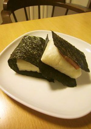 お餅で？スパムチーズサンド-レシピのメイン写真