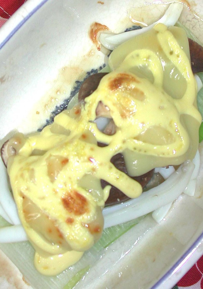 白ねぎとイカのチーズマヨネーズ焼き-レシピのメイン写真