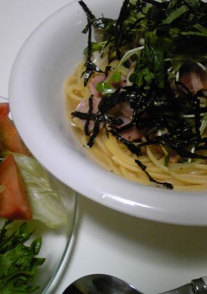あったかスープパスタ（*^_^*）-レシピのメイン写真