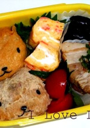 簡単キャラ弁　カピバラさん-レシピのメイン写真