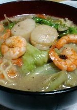 お節に飽きたら海鮮ラーメン！！-レシピのメイン写真