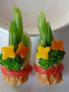 お弁当おかず☆ちくわで門松♪おせちにも★-レシピのメイン写真