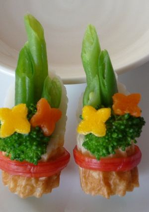 お弁当おかず☆ちくわで門松♪おせちにも★-レシピのメイン写真