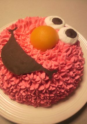 ☆エルモのケーキ☆-レシピのメイン写真