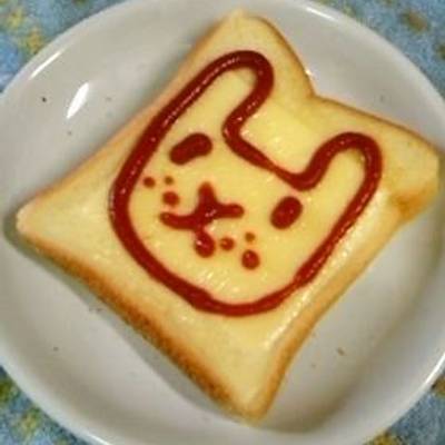 うさぎさん♡トースト