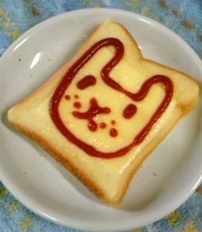 2011年お正月に♡うさぎさんトースト by 姉ぶた 【クックパッド