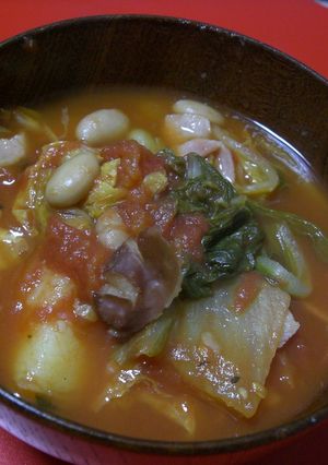 簡単!　食べるミネストローネ-レシピのメイン写真