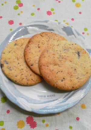 胡桃とチョコのバタークッキー♪-レシピのメイン写真
