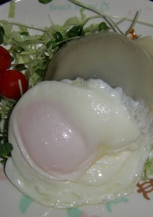 レトルトハンバーグもカフェ風に-レシピのメイン写真