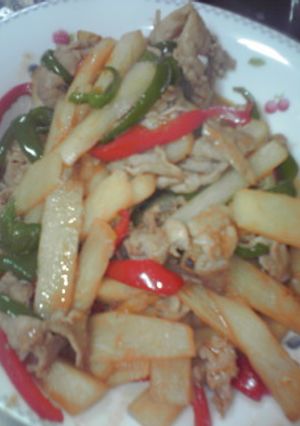 豚肉と長芋醤油バター炒め-レシピのメイン写真