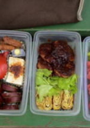 チキンハンバーグ弁当-レシピのメイン写真