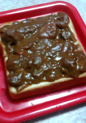 手軽!!カレートースト-レシピのメイン写真