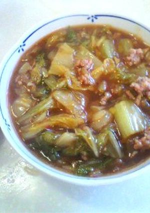 白菜を美味しく食べよう❤麻婆白菜❤-レシピのメイン写真