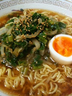 葉っぱも一緒に♪大根たっぷり醤油ラーメン-レシピのメイン写真