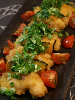ささみと野菜の揚げびたし-レシピのメイン写真
