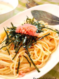 コクうま☆たらこスパゲティー-レシピのメイン写真