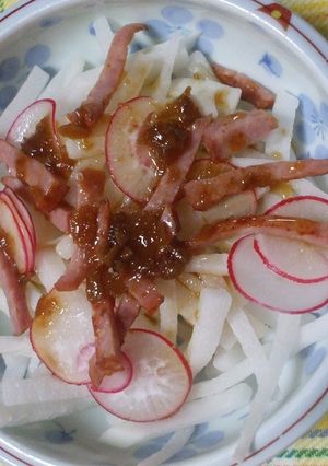 梅肉とポン酢で作る梅ドレッシングサラダ☆-レシピのメイン写真