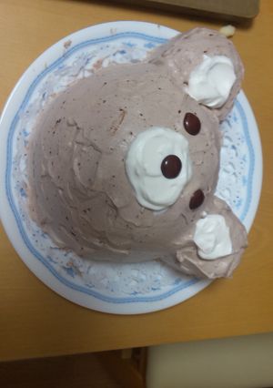 キャラケーキ☆くまさん-レシピのメイン写真