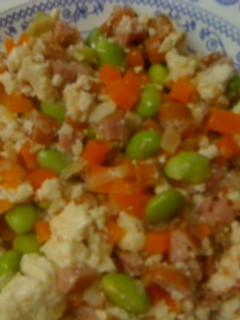 給食の味!?ソーセージ入り洋風炒り豆腐-レシピのメイン写真
