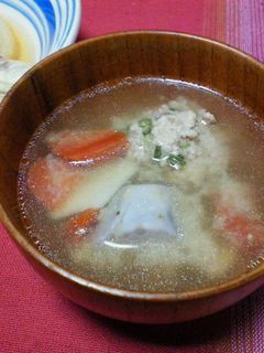 まぐろのつみれ汁-レシピのメイン写真