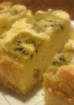 キウイ♪りんご煮♪クリチ～のケーキ♡☆-レシピのメイン写真