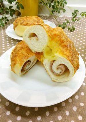 ＊ベーコンチーズベーグル＊-レシピのメイン写真