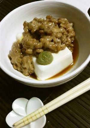 納豆+豆腐で柚子胡椒のポン酢～❤-レシピのメイン写真