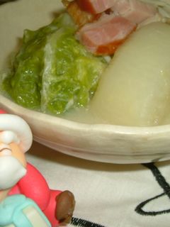 ”ロール白菜”の豆乳鍋-レシピのメイン写真