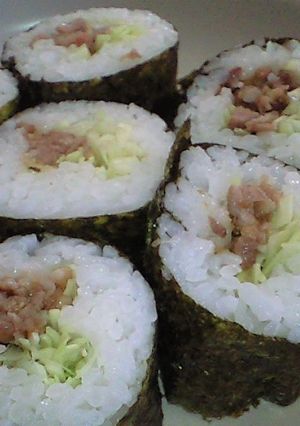 豚のしょうが焼きＤｅ巻き寿司-レシピのメイン写真
