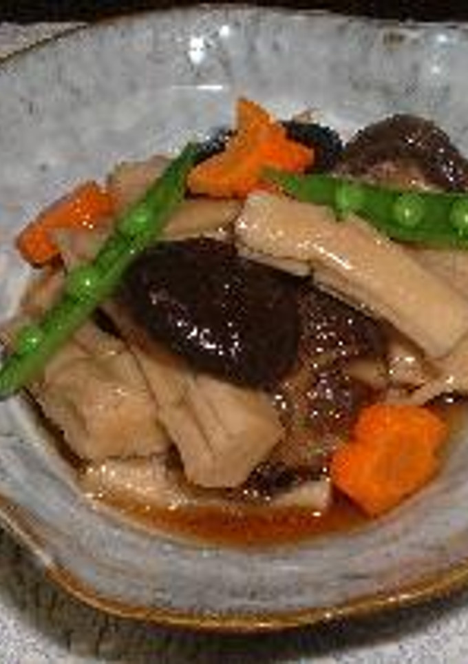 角麩と干ししいたけの煮物-レシピのメイン写真