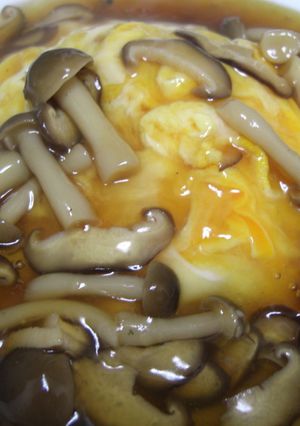 和風♪キノコたっぷりあんかけオムライス☆-レシピのメイン写真