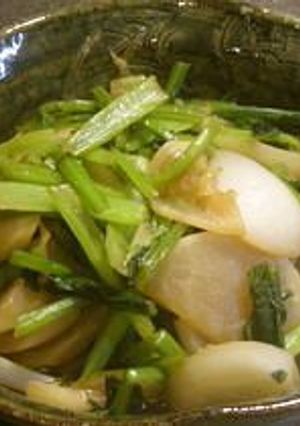 水無し☆蕪だけ炒め煮-レシピのメイン写真