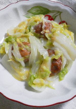 白菜のｸﾘｰﾑｿｰｽ煮-レシピのメイン写真