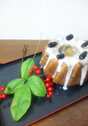 黒豆黒糖クグロフ-レシピのメイン写真