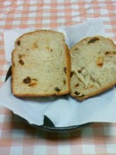 HB★全粒粉入りレーズンミルク食パン♪-レシピのメイン写真