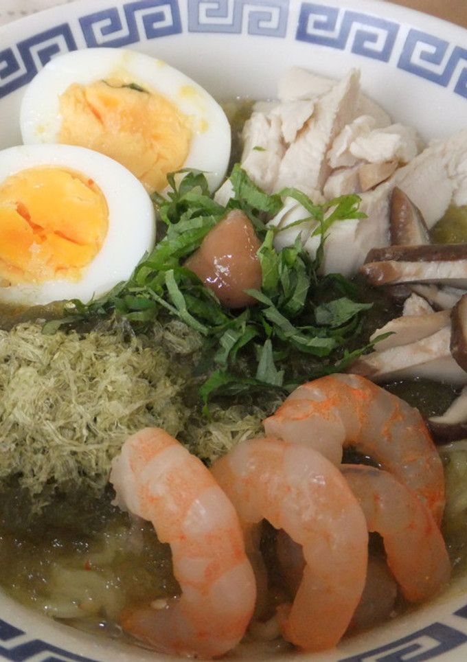 だし旨☆とろろ昆布と梅じその純和風麺-レシピのメイン写真