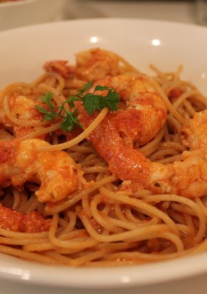 濃厚♡エビのトマトクリームパスタ-レシピのメイン写真