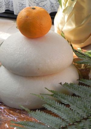 ＨＢの餅モードで鏡餅！！-レシピのメイン写真