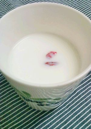 スキムミルクで低カロ 杏仁茶-レシピのメイン写真