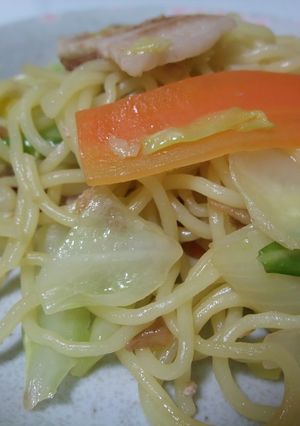簡単！大人な酒盗焼きそば❤-レシピのメイン写真