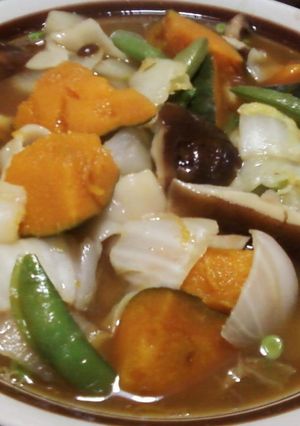 我が家のほうとう★豆味噌かトウチジャンで-レシピのメイン写真